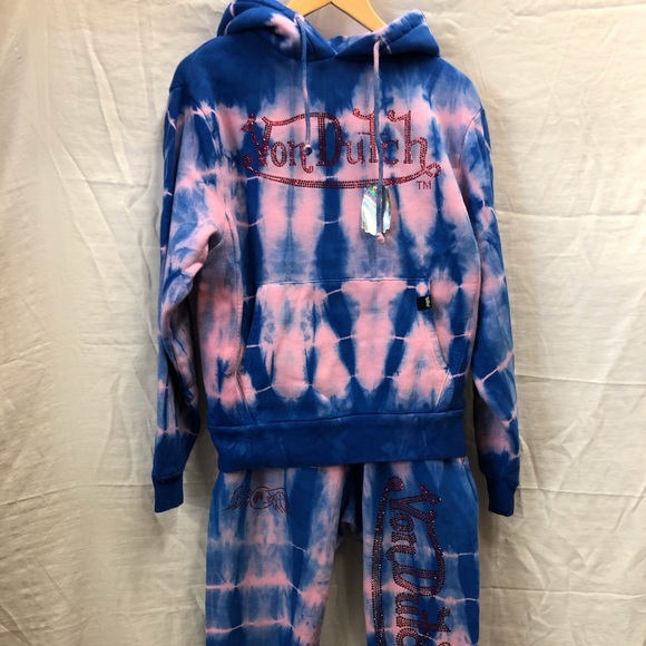 von dutch hoodie tie dye